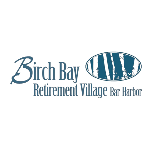 Birch Bay Retirement Village Bar Harbor logo.